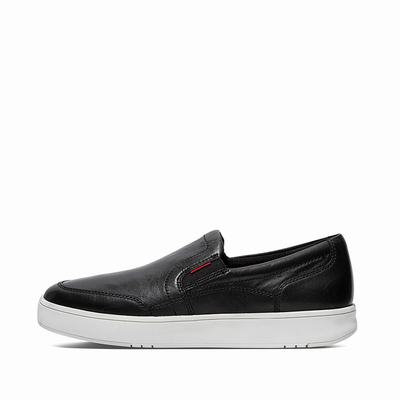 Fitflop Rally X Leather Slip-On - Slip-on Schuhe Herren - Schwarz (QJR916024)